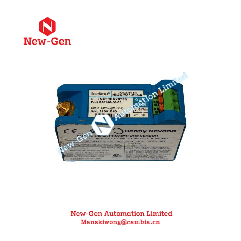 Bently Nevada 330180-X1-05 MOD:143416-07 Proximitor Sensor