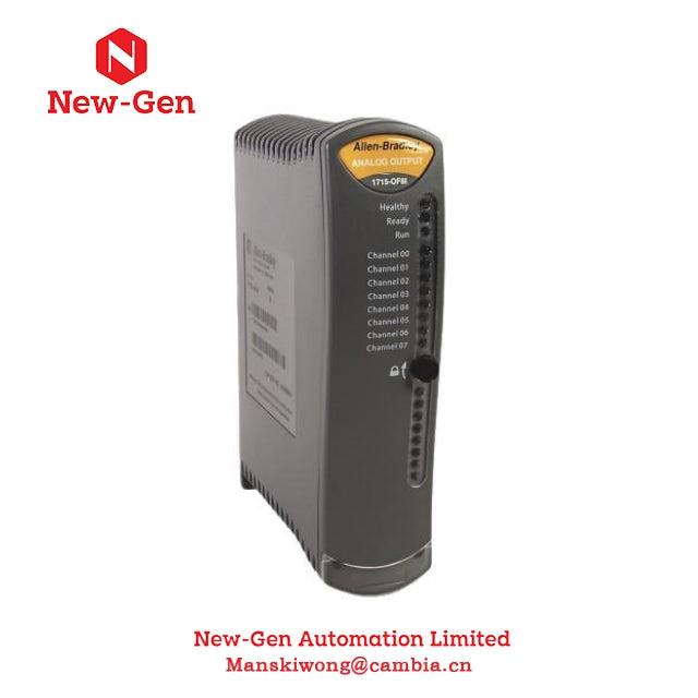 100% New Allen-Bradley 1715-OF8I 8 Channel Analog Output Module In Stock