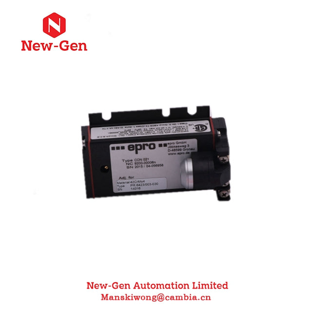 Emerson EPRO CON021+PR6424/010-140 Eddy Current Signal Converter + Current Displacement Sensor In Stock