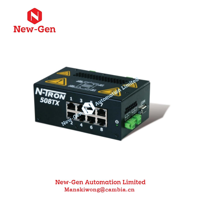 N-TRON 508TX-A Sakelar Ethernet Industri Tersedia 100% Asli