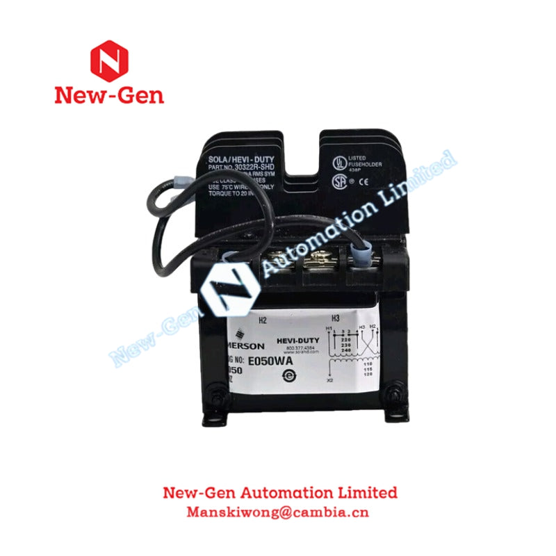 Emerson 5X00497G01 REV08 4-Slot I/O Base Unit