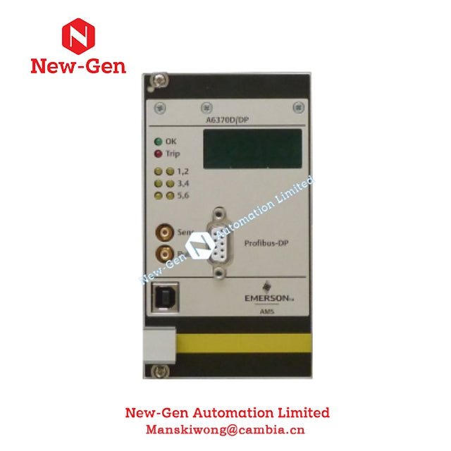 Emerson EPRO A6370D Overspeed Protection Monitor In Stock Ready to Ship with Factory Sealed