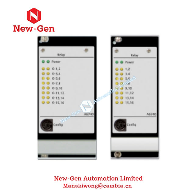 Emerson EPRO A6740/12 16-Channel Output Relay Module Specifications In Stock Ready to Ship with Factory Seale