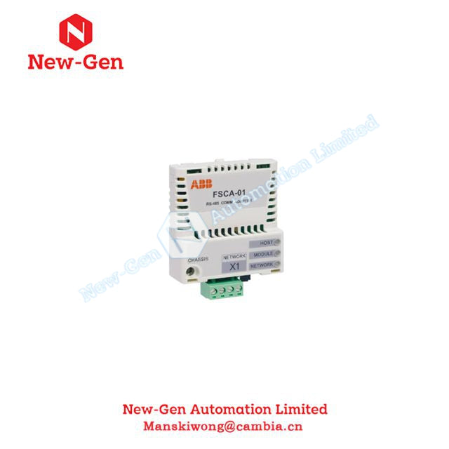 ABB 3BHE030763R0002 | FSCA-01 Modbus RTU Adapter Module UNITROL