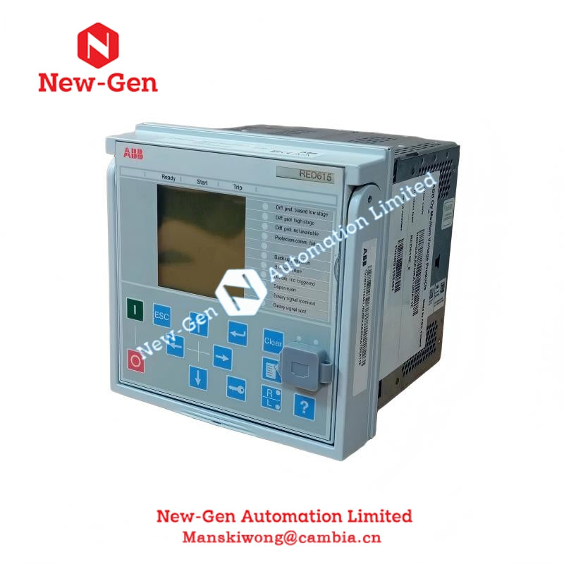 ABB RED615 HCDBAAAEABD2DAA1XD FEEDER PROTECTION RELAY