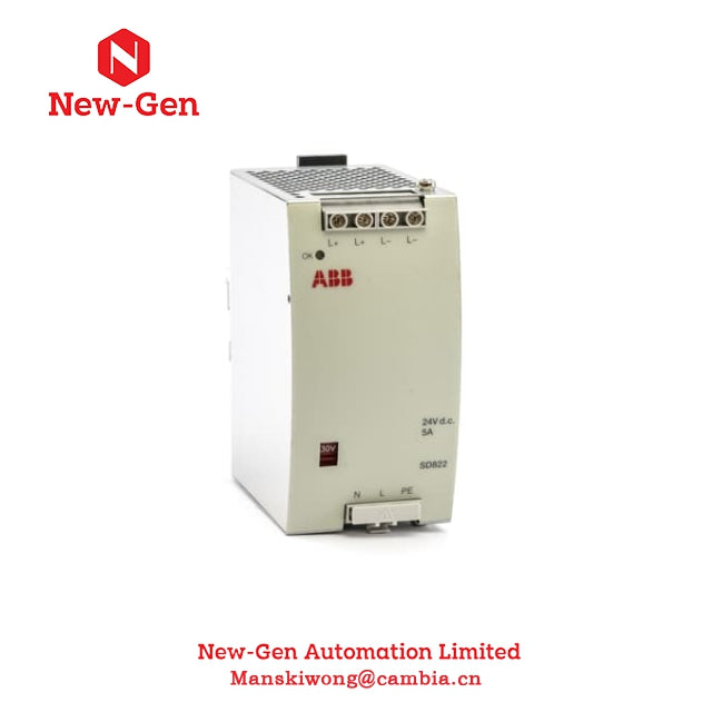 ABB SD822 3BSC610038R1 Enerji Təchizatı Cihazı 100% Orijinal, Zavod möhürlənmişdir.
