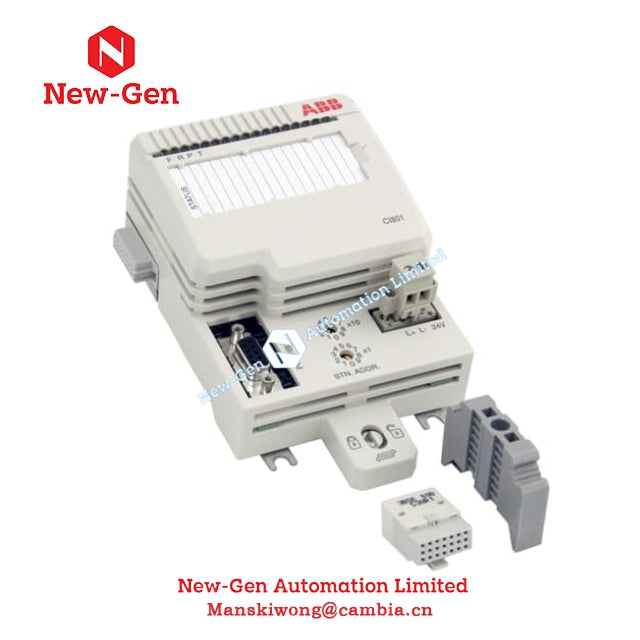 S800 Module Lock ABB CI801 3BSE022366R1 PROFIBUS FCI S800 Module Giao Diện Chính Hãng 1