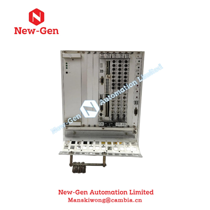 Alstom Rack System Módulo de Automação Industrial ALSTOM PIB903 Rack VME de 8 Slots