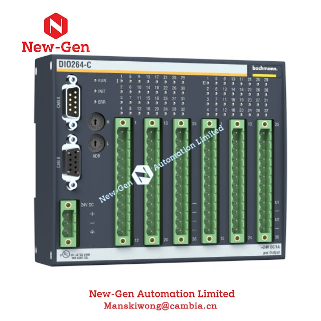 Bachmann DI0264 CAN Slave Digital Input/Output Module In Stock New