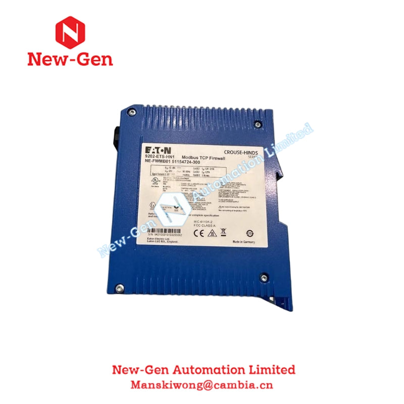 EATON 9202-ETS-HN1 NE-FWMB01 ModbuS TCP Firewall 51154724-300