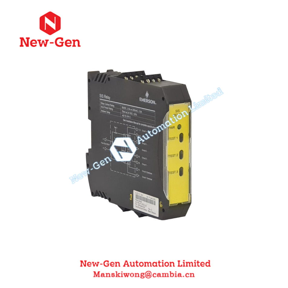 Emerson DeltaV KJ2231X1-EA1 SIS Relay Module