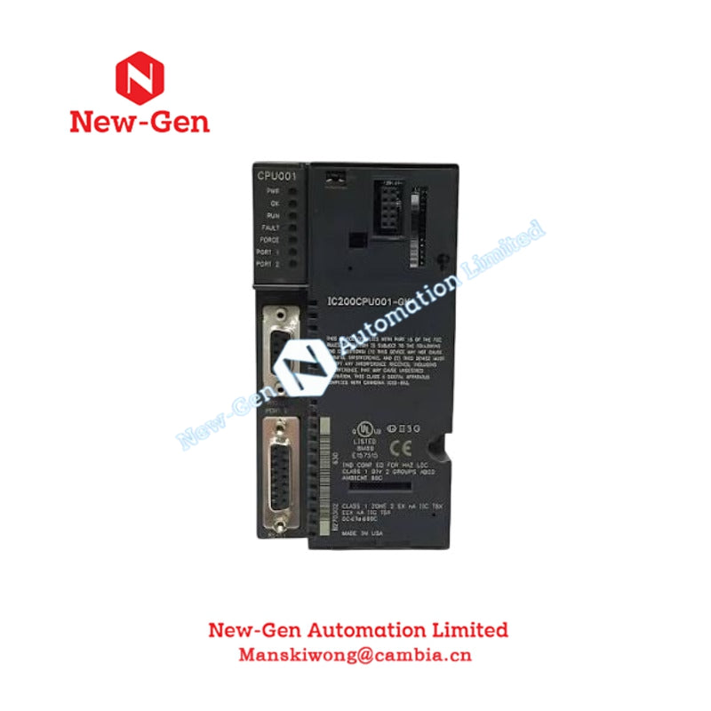 GE Fanuc Emerson IC200CHS001 Versamax Input/Output Carrier