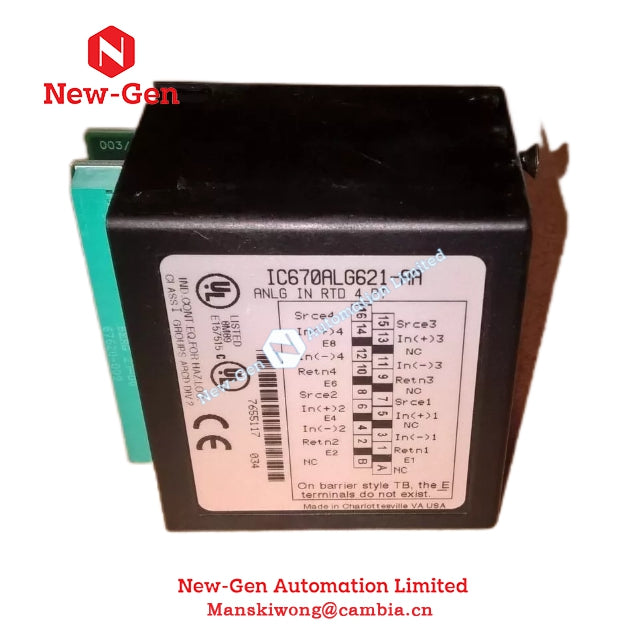 GE IC670ALG621-AA Analog RTD Input Field Control Module In Stock 100%