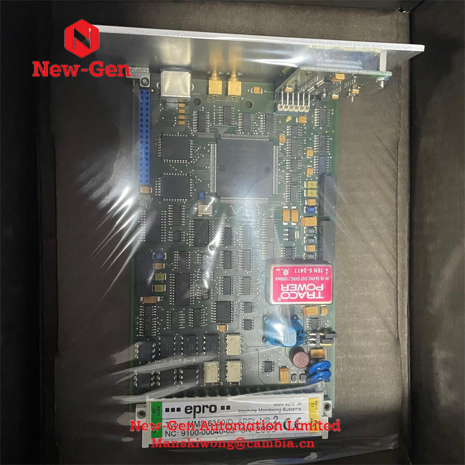 Emerson EPRO MMS6410 Dual Channel Measuring Amplifier In Stock Ready to Ship