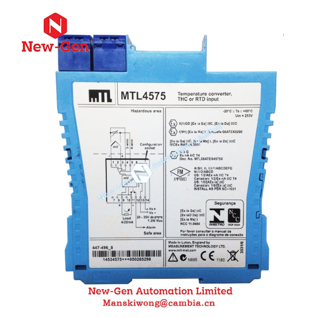 MTL MTL4516 Switch / Proximity Detector Interface In Stock 100% Genuin