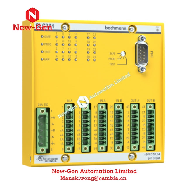 Bachmann SLC284 Safety Processor Module In Stock 100% Genuine