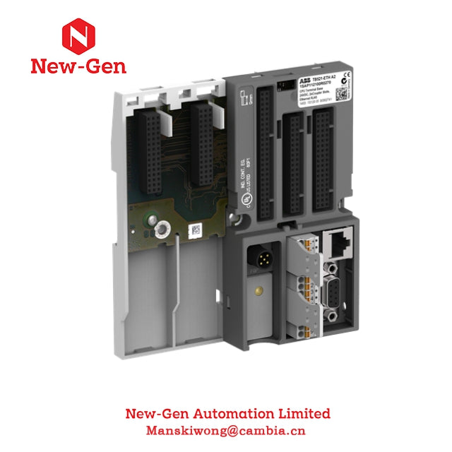 Клеммная база ABB TB521-ETH 1SAP112100R0170, 100% оригинальная, в наличии на складе, с заводской печатью