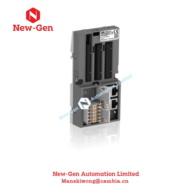 Base Terminal ABB TB5600-2ETH. Para AC500 V3. Sem Slot para Módulo de Comunicação. Em estoque