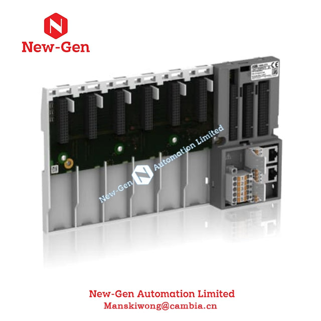 Base Terminal ABB TB5660-2ETH. Para AC500 V3. 6 slots para módulo de comunicação em estoque